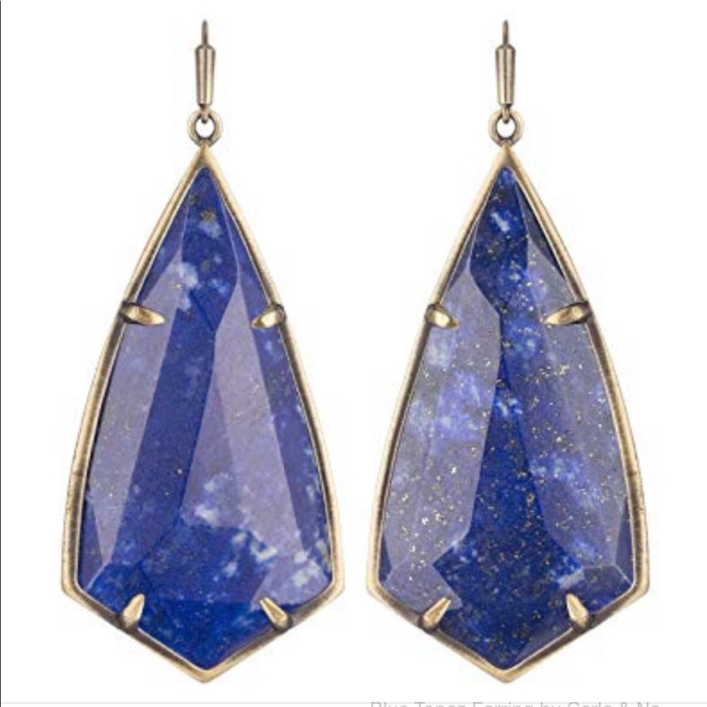 Blue Kendra Scott earrings